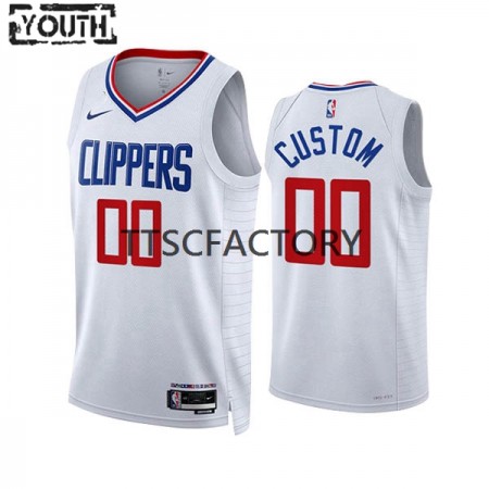 Dres Los Angeles Clippers Prilagođeni Nike 2022-23 Association Edition Bijela Swingman - Dječji